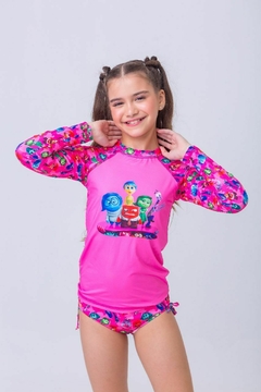 CONJUNTO UV FEMININO DIVERTIDAMENTE ROSA