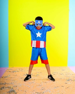 FANTASIA INFANTIL CAPITÃO AMÉRICA