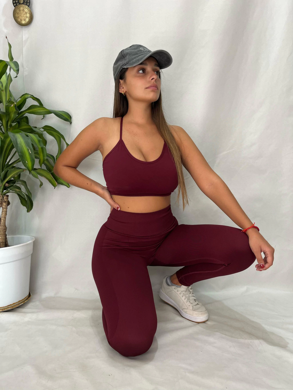 Conjunto seamless con top (bordo)
