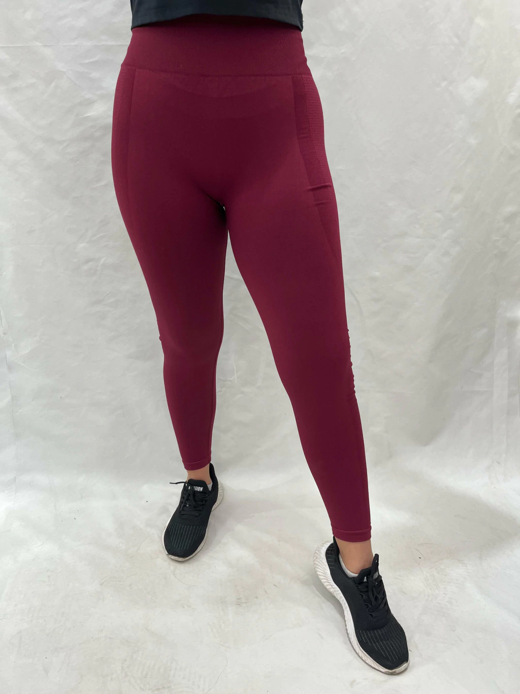 Calza seamless bordo