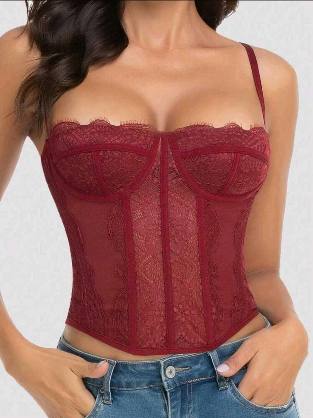Corset importado (Bordo)