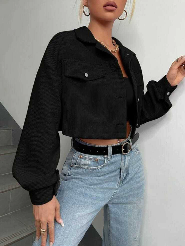 Campera Corderoy (negra)
