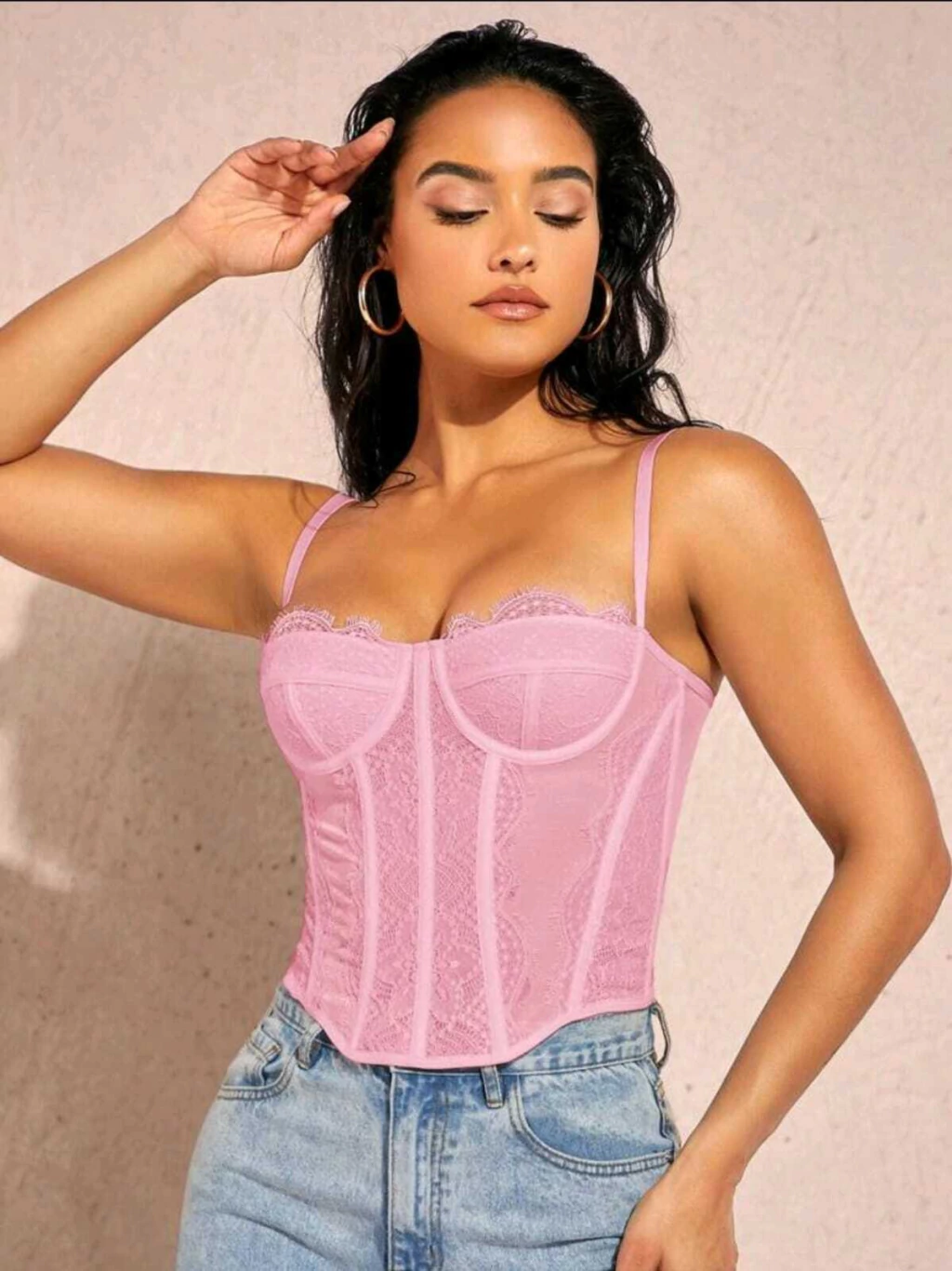 Corset importado (Rosado)
