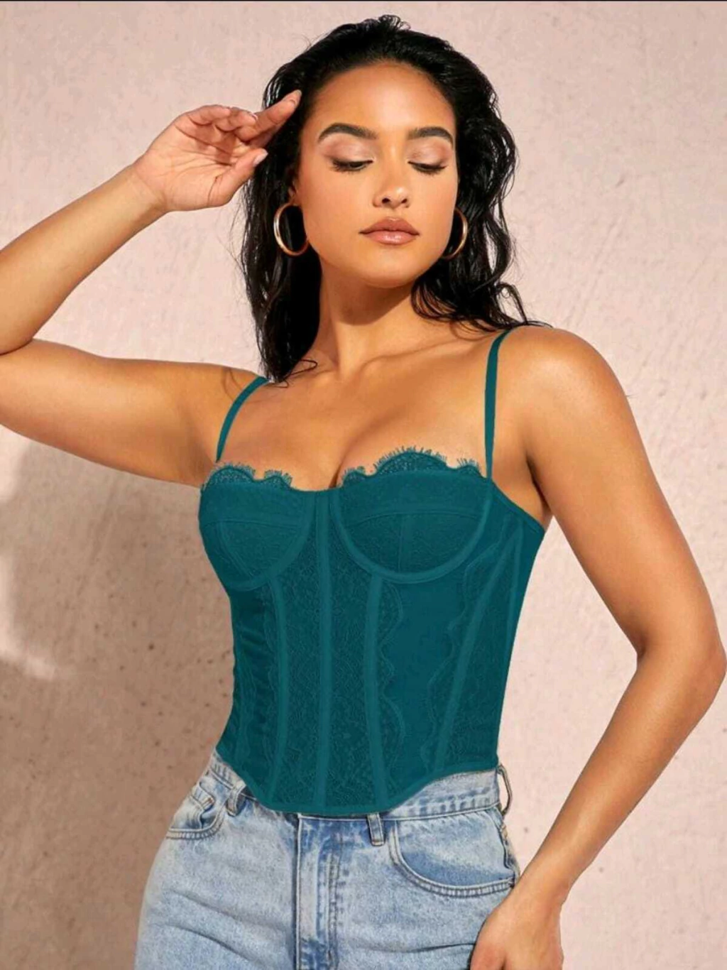 Corset importado (Verde azulado)
