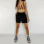 Short de Veludo / Preto- Tam.M - comprar online