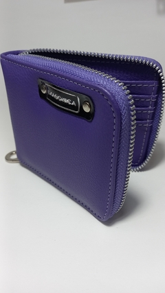 BILLETERA JUANA MORADO - Exagonica