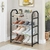 Sapateira de Metal e Plastico Organizador Prateleira 4 Andares Multiuso 42 x 19 x 51cm Pronto Entrega - comprar online