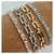 Pulseira Elos com Zircônias Banhada Ouro 18k - FM Semijoias e Acessórios