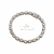 Pulseira Elos com Zircônias Banhada Ródio Branco
