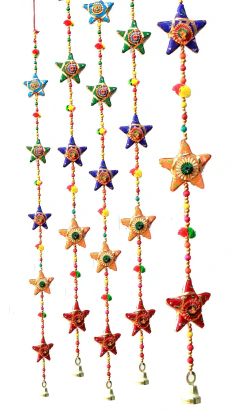 TIRA HINDU ESTRELLAS (luz espiritual, protección y equilibrio) 1M APROX