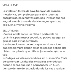 VELA LLAVE - comprar online