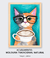 Imagem do Quadro Decorativo Gato e Café