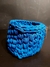 Cachepot Crochê Azul - Tam. PP - comprar online