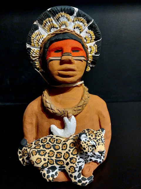 Escultura indígena - Elizabeth Marques, MT