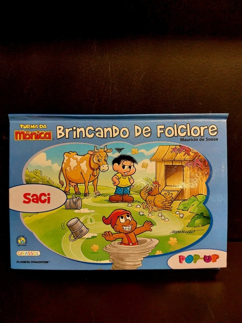 Livro Turma da Mônica Brincando de Folclore - Saci
