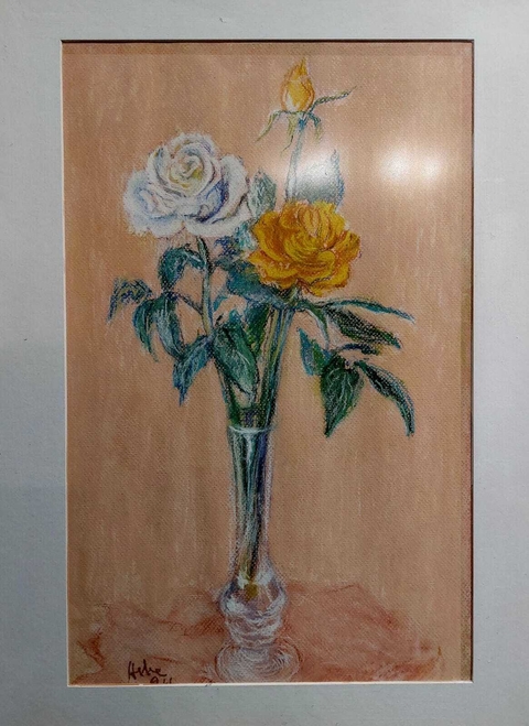 Gravura - Vaso de Flores