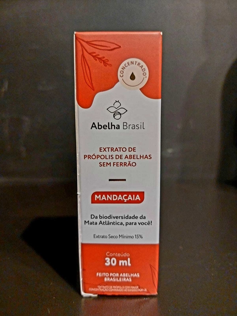 Extrato de Própolis de Abelhas sem Ferrão - MANDAÇAIA