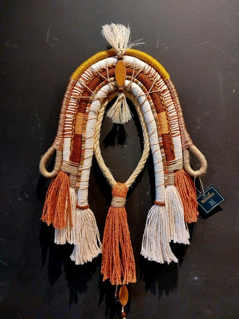 Cocar Têxtil Terracota P