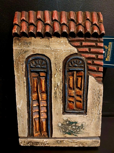 Entalhe em madeira - Fachada
