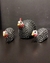 Conjunto 3 peças Galinha da Angola - Tiradentes, MG