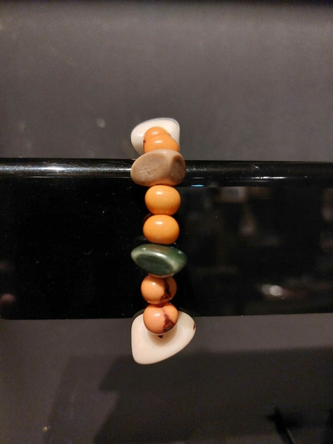 Pulseira Ticuna - sementes variadas