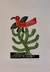 Xilogravura J. Borges - O gavião no faxeiro