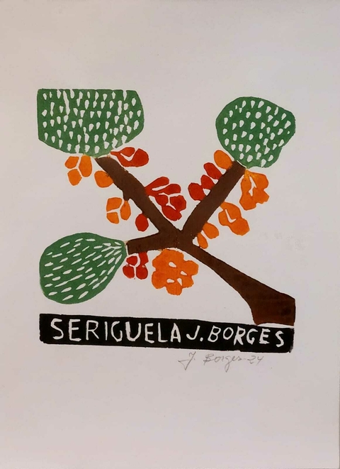 Xilogravura J. Borges - Seriguela