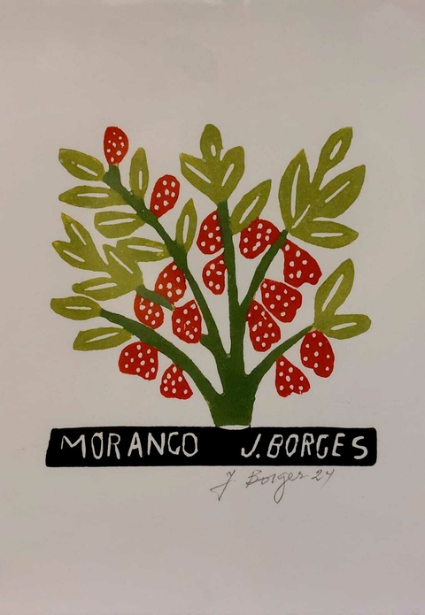 Xilogravura J. Borges - Morango