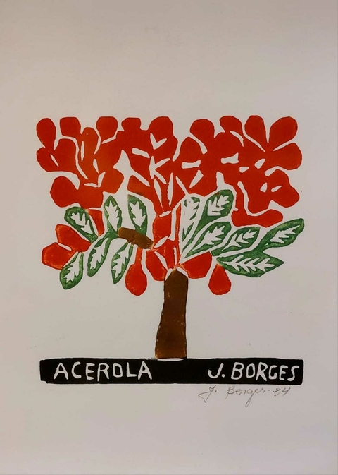 Xilogravura J. Borges - Acerola