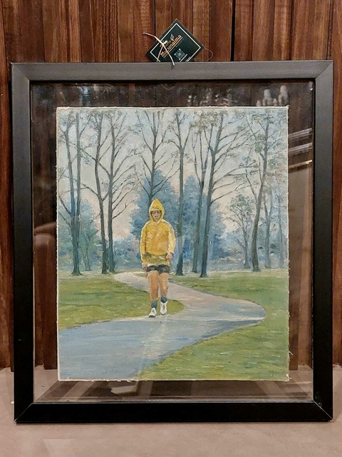 Pintura - Figura de amarelo