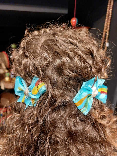 Dupla de laços azul tiffany - Laço de Artista