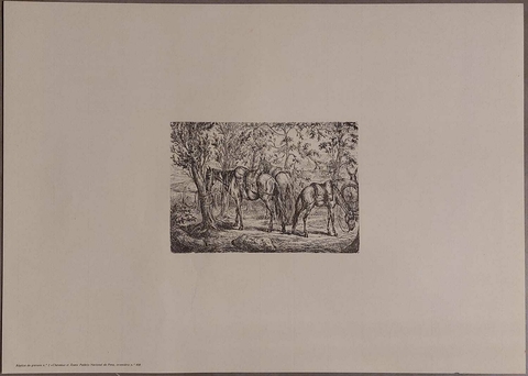 Cheveaux et Ânes (reprodução) - D. Fernando de Saxe Coburgo-Gotha - comprar online