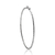 Bracelete de prata oval fio torcido fecho trava