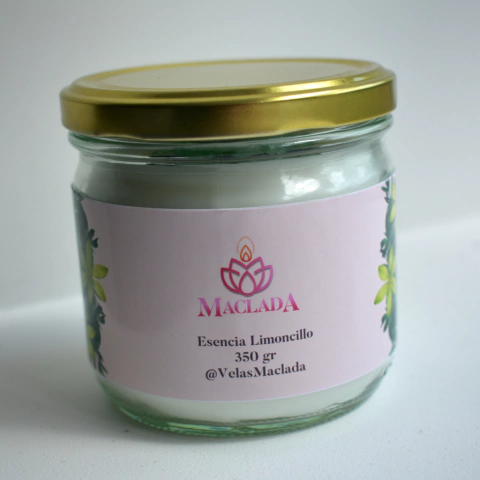 Vela Artesanal de Limoncillo