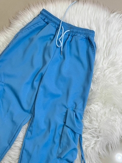 PANTALON CARGO AZUL - comprar en línea