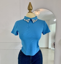 BLUSA DE PIEDRAS