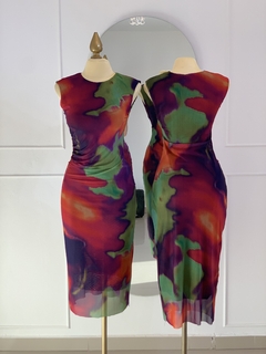 VESTIDO PEGADO TULL
