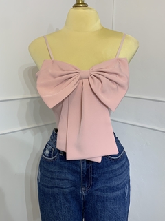 BLUSA MOÑO ROSA