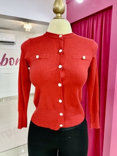 SUETER ROJO LISO
