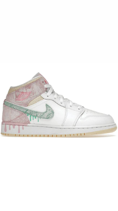 JORDAN 1 MID PAINT DRIP TALLA 22.5 CM ORG - comprar en línea