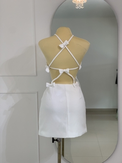 VESTIDO MOÑO BLANCO - comprar en línea