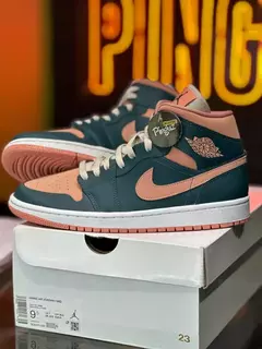 JORDAN 1 MID DARK TEAL TALLA 23 CM