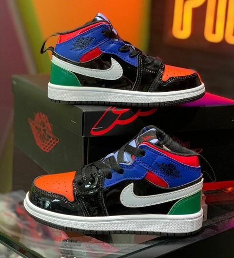 JORDAN 1 MID MULTIPATENT TALLA 13.5 CM G5