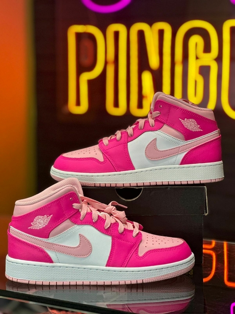 JORDAN 1 MID FIERCE PINK TALLA 23 CM