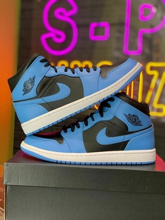JORDAN 1 MID UNIVERSITY BLUE UNC TALLA 26 ORG