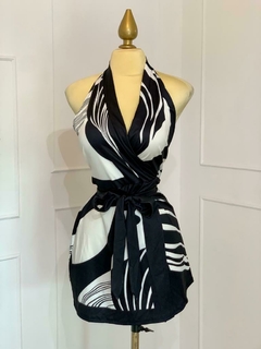 VESTIDO BLACK WHITE TALLA M/L
