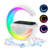 Caixa Som Luminária G Speaker Carregador Indução Luz RGB - comprar online
