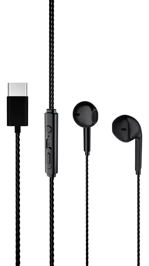 Fone de Ouvido Intra Eh104 Usb-c Preto Lecoo