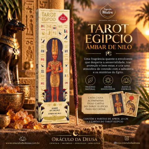 Incenso Sagrada Madre Tarot Egipcio - Ambar de Nilo