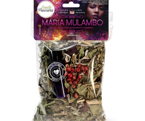 Maria Mulambo - Banho de Ervas 25g - Empoderamento feminino - Santa Frescura